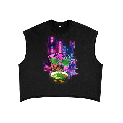 French Terry Boxy Tank Top