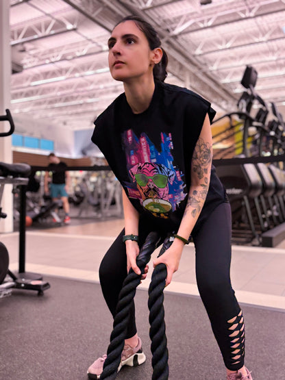 French Terry Boxy Tank Top