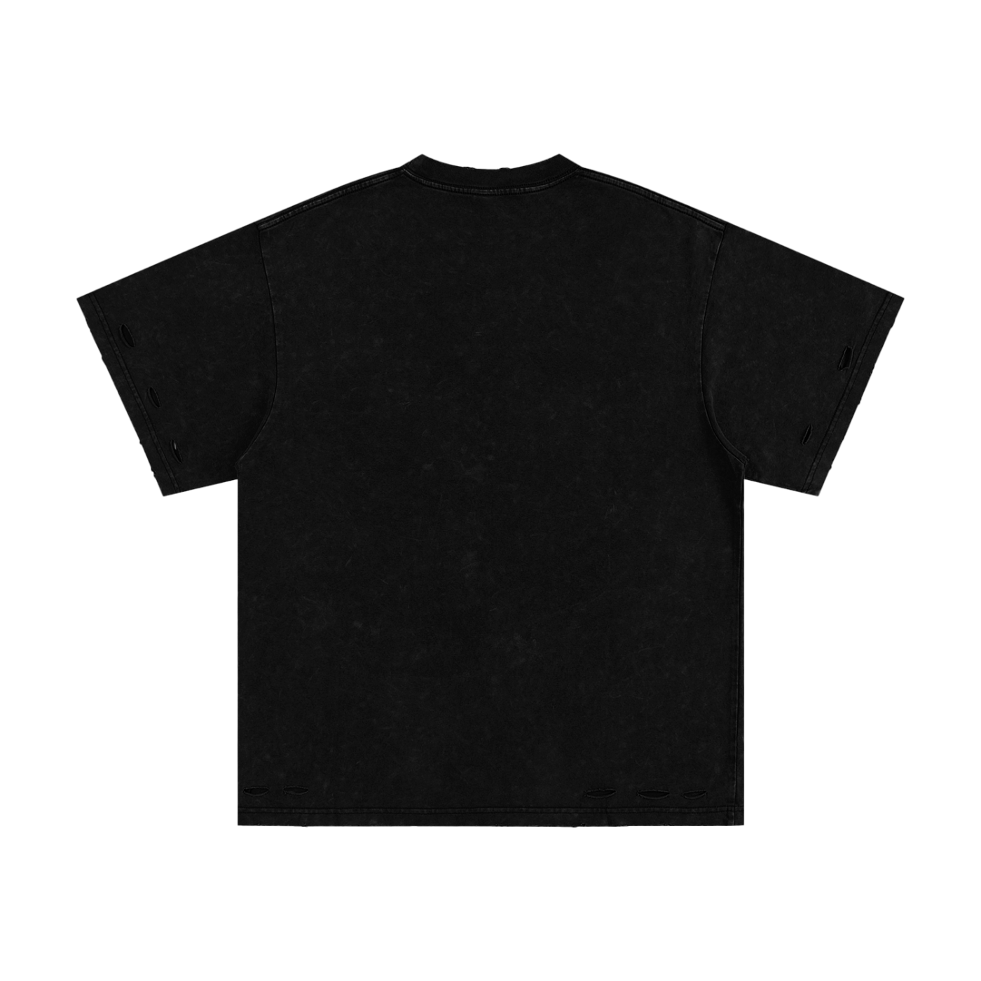 Heavyweight Snow Washed Hand-Frayed T-Shirt